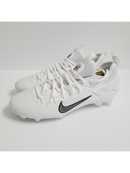 NEW Nike Huarache 9 Elite LAX SE Lacrosse Cleats FD0089-101 Size 7 White main image 4